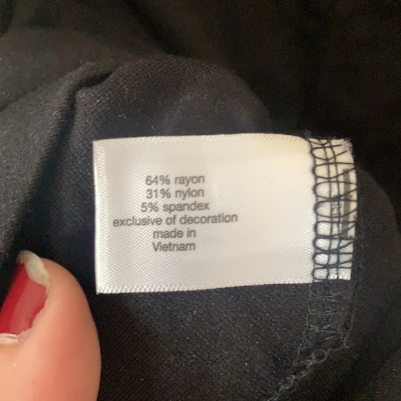 Black Off The Shoulder Blouse - Picture 5 of 5